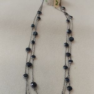 1928 necklace new with tag 26" black